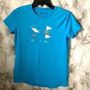 Youth girls under armour tee
